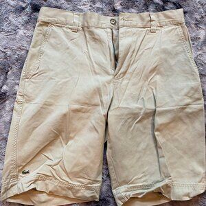 Khaki Lacoste Mens Shorts